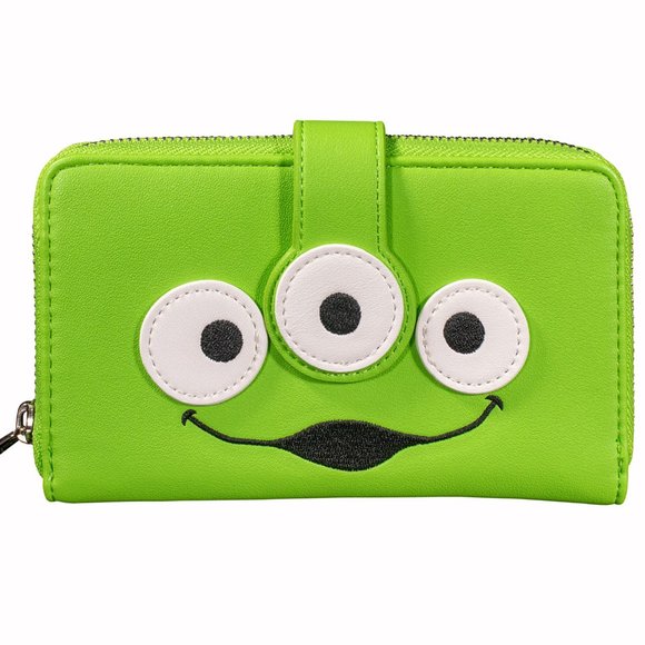 Loungefly Disney Toy Story Alien Eye Zip Wallet - Picture 1 of 3